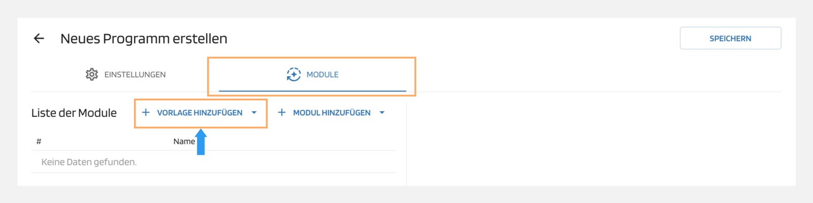 Vorlage Hinzufügen Vorlage Hinzufügen
