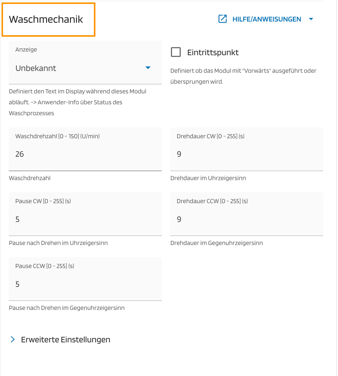 Waschmaschik modul Waschmaschik modul