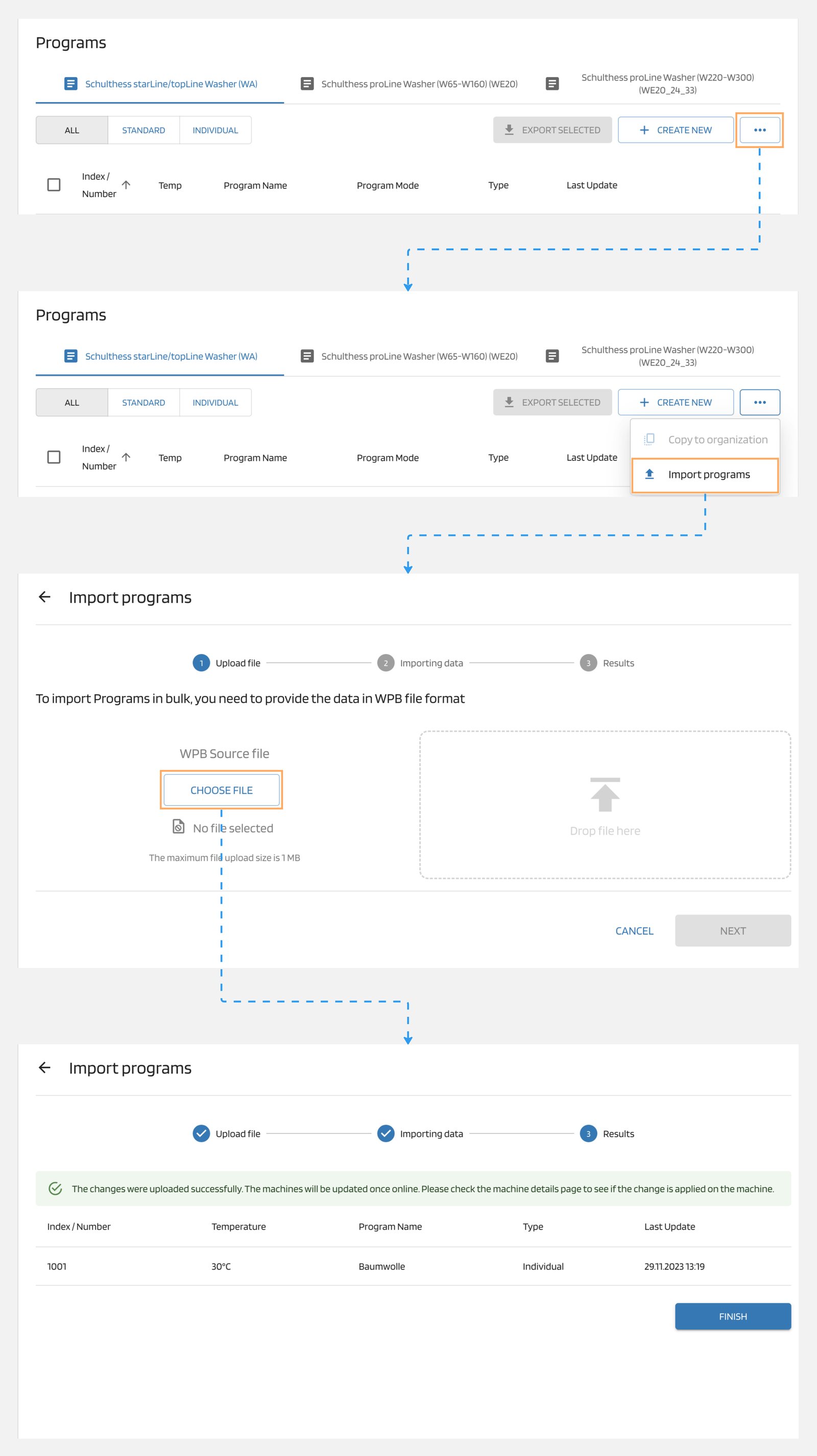 Import Program Import Program